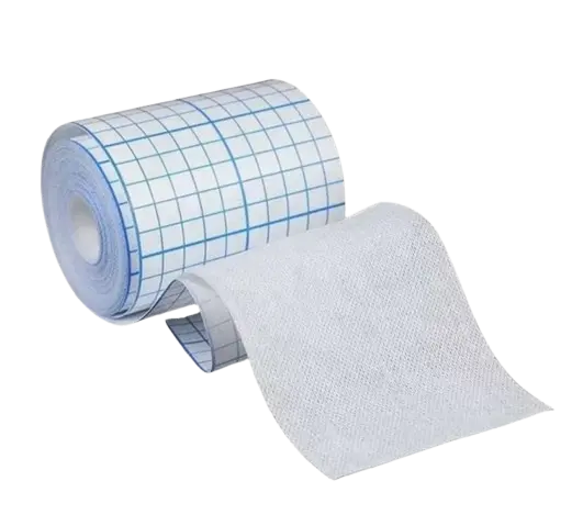 Blue check printed mesh non-woven tape