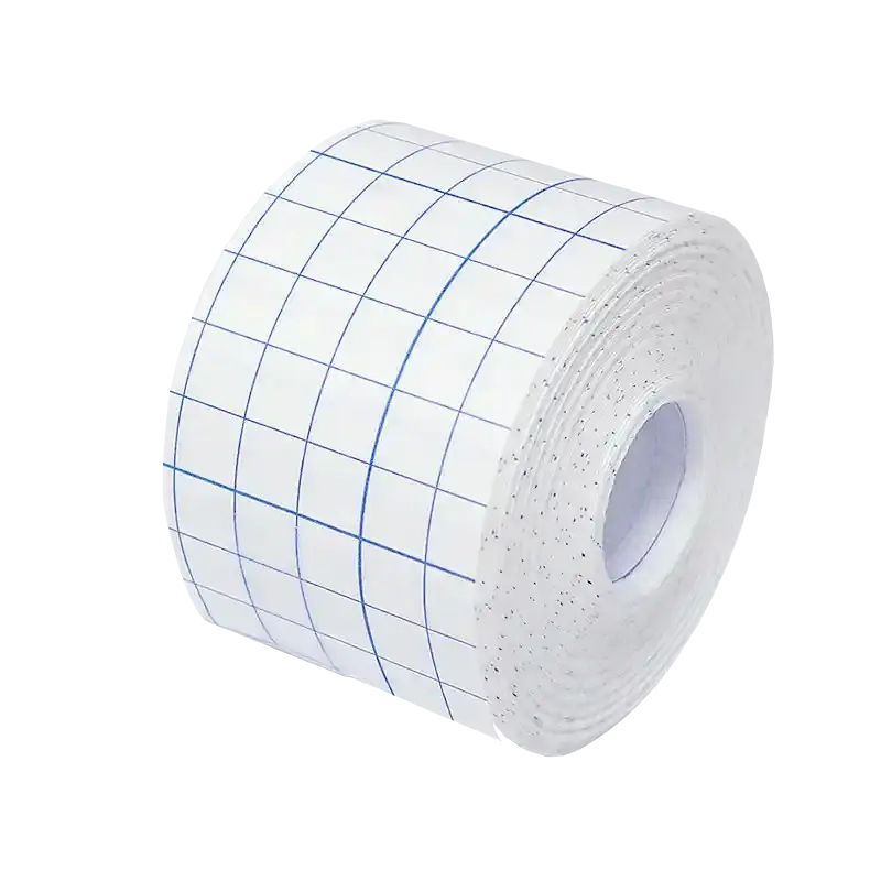 Blue check printed mesh non-woven tape