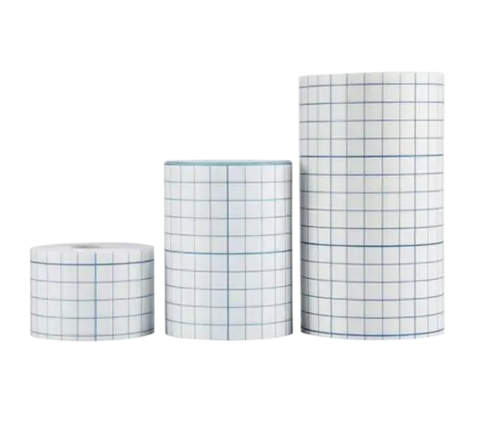 Blue check printed mesh non-woven tape